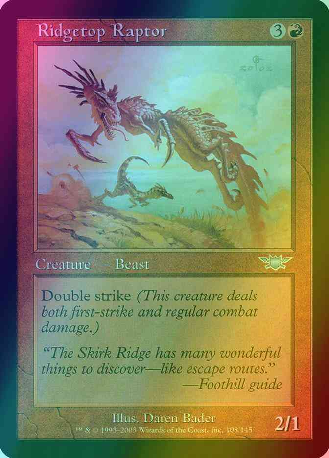 Ridgetop Raptor [108] [Legions] [Foil]