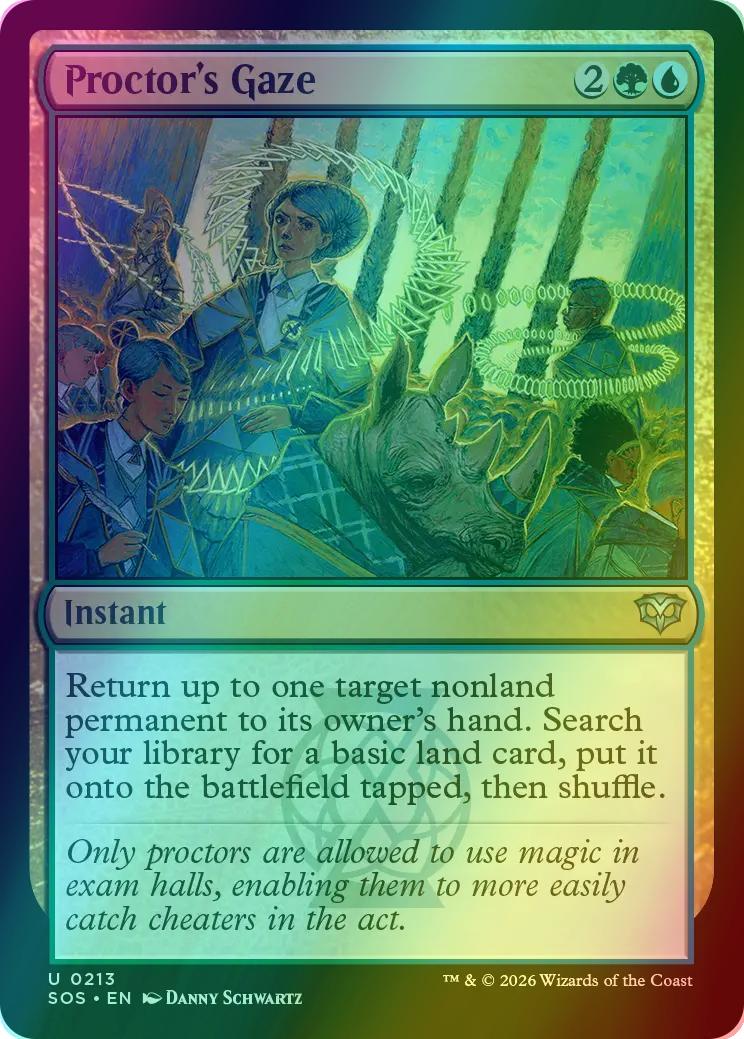 Proctor's Gaze [213] [Secrets of Strixhaven] [Foil]