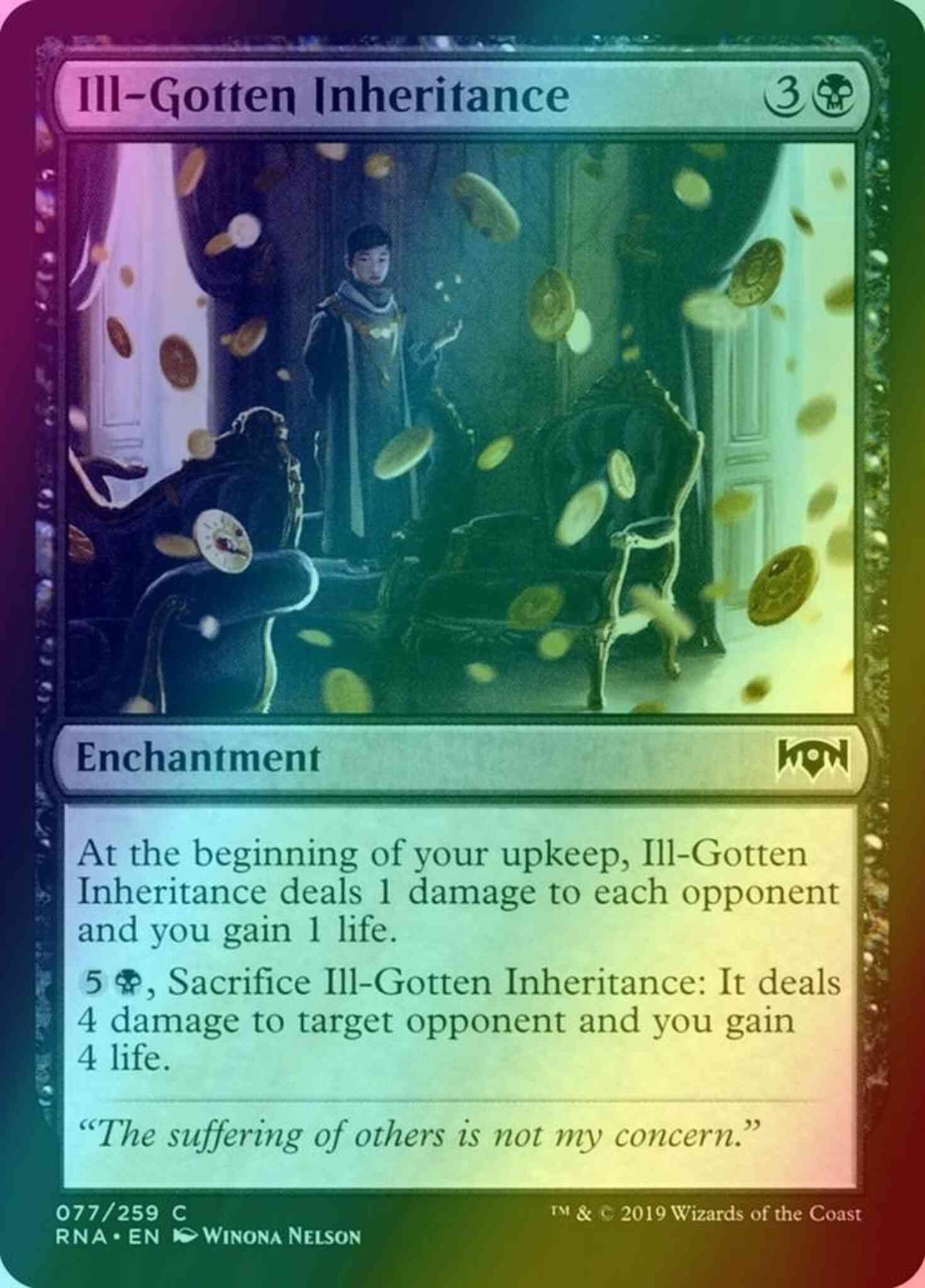 Ill-Gotten Inheritance [77] [Ravnica Allegiance] [Foil]