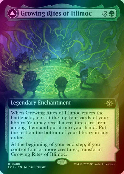 Growing Rites of Itlimoc // Itlimoc, Cradle of the Sun [380] [Extended Art] [The Lost Caverns of Ixalan] [Foil]