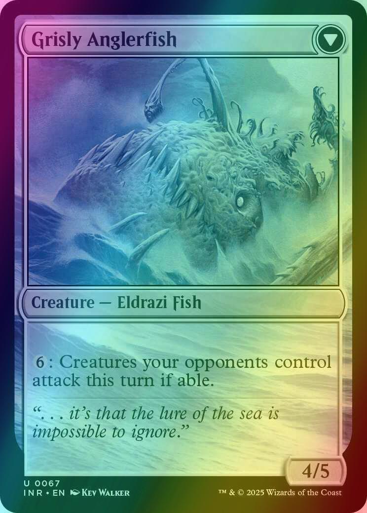 Grizzled Angler // Grisly Anglerfish [67] [Innistrad Remastered] [Foil]