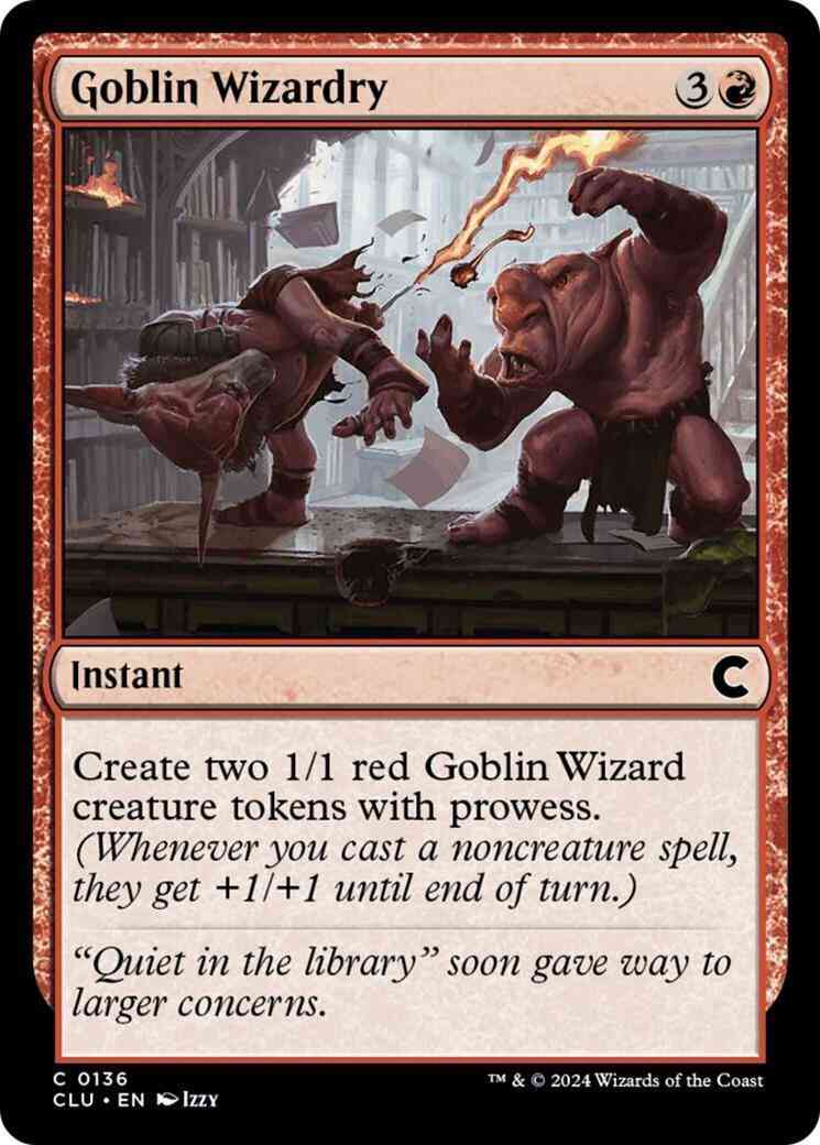 Goblin Wizardry [136] [Ravnica: Clue Edition] [Non-Foil]