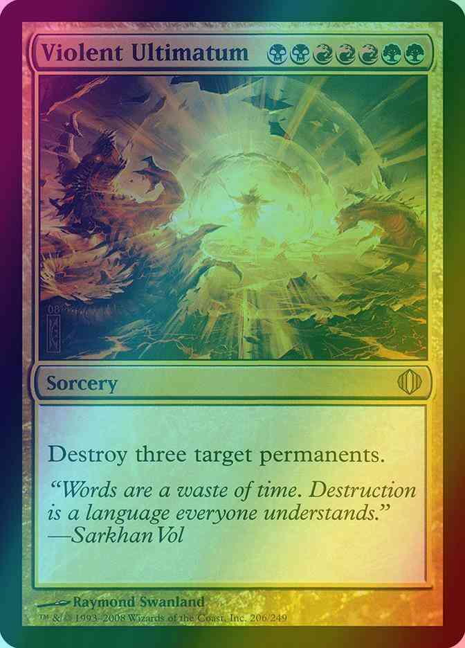 Violent Ultimatum [206] [Shards Of Alara] [Foil]