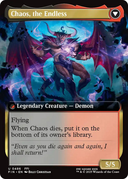 Garland, Knight of Cornelia // Chaos, the Endless [486] [Extended Art] [FINAL FANTASY] [Non-Foil]