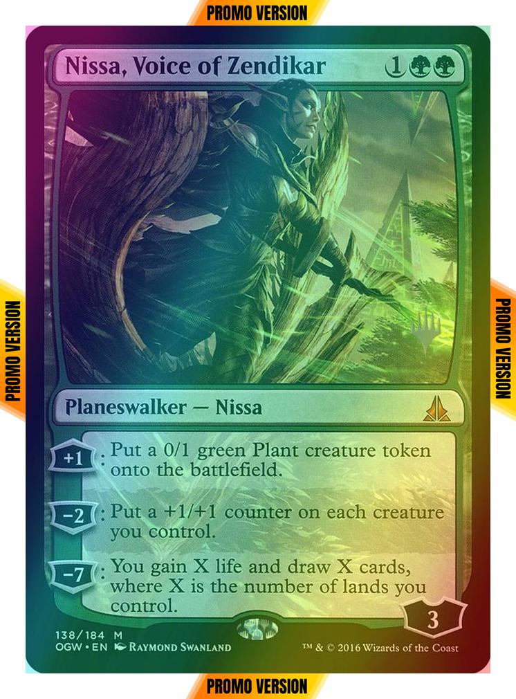 Nissa, Voice of Zendikar [Promo Pack] [138p] [Oath of the Gatewatch Promos] [Foil]