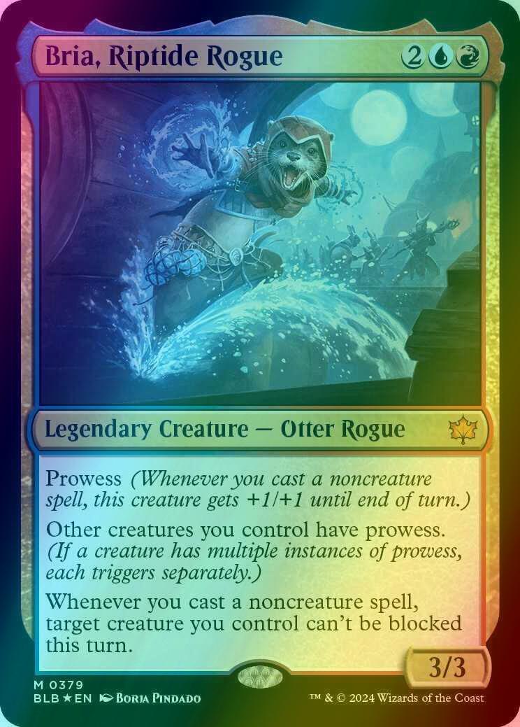 Bria, Riptide Rogue [379] [Starter Kit Exclusive] [Bloomburrow] [Foil]