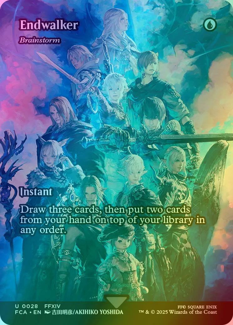 Endwalker - Brainstorm [28] [Borderless] [FINAL FANTASY: Through the Ages] [Foil]