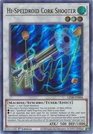 Hi-Speedroid Cork Shooter - LED8-EN004 - Ultra Rare - 1st Edition