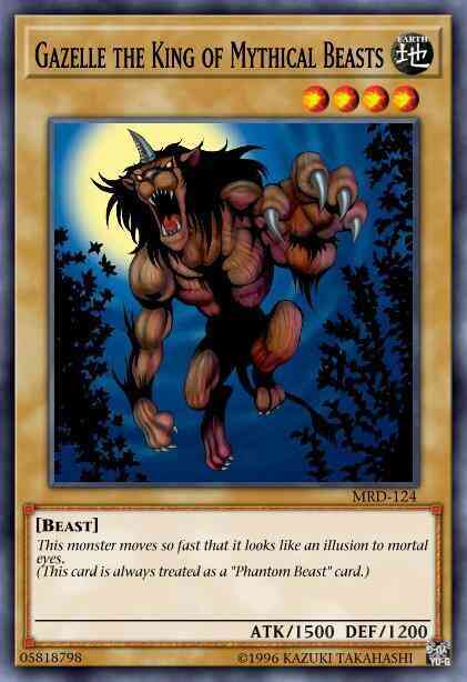 Gazelle the King of Mythical Beasts - DB2-EN071 - Common - Unlimited