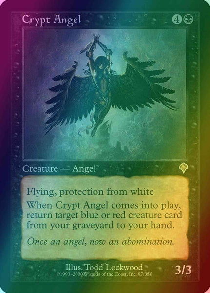 MTG　墓所の天使/Crypt Angel ポルトガル語版FOIL　旧枠　INV Crypt Angel [97] [Invasion] [Foil] – Face to Face Games