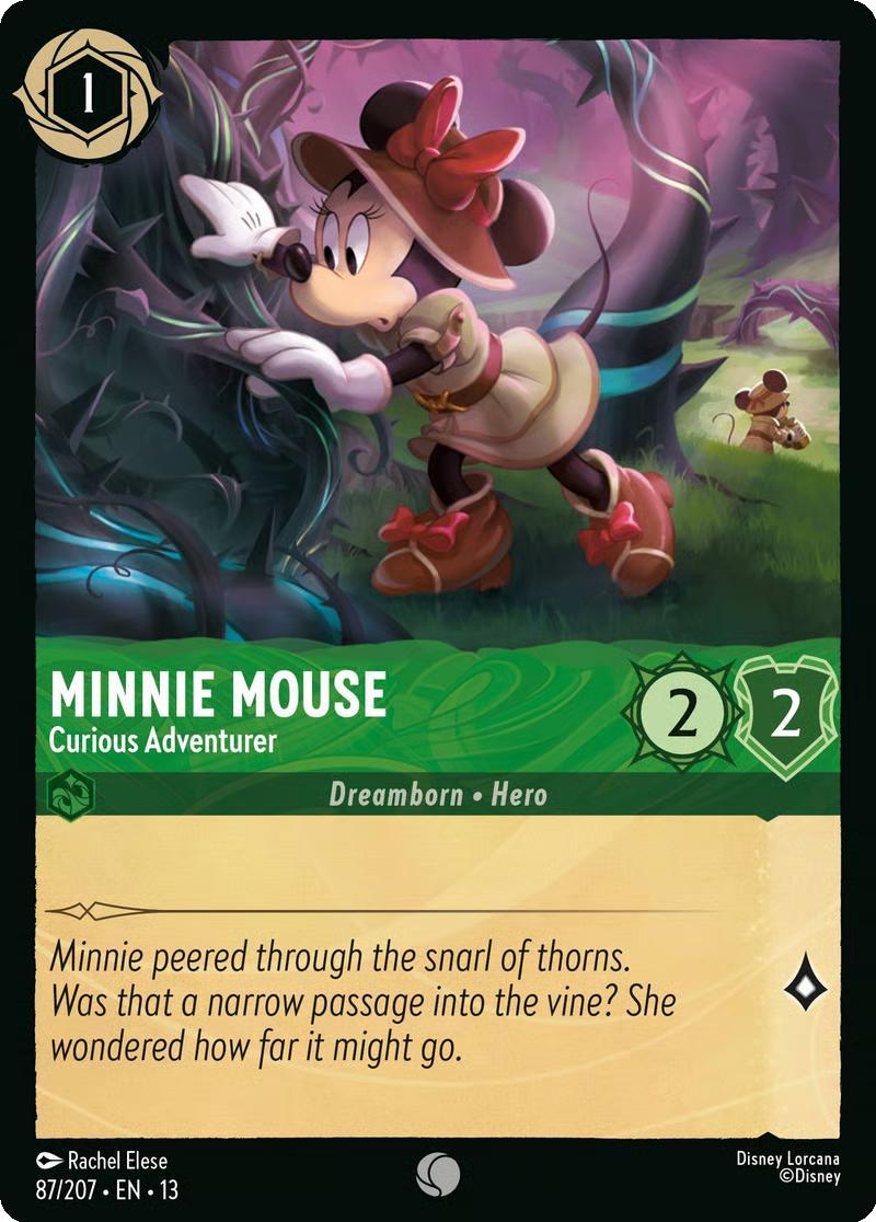 Minnie Mouse - Curious Adventurer - 87/204 [Attack of the Vine!] [Non-Foil]