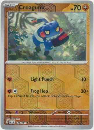 Croagunk - 023/064 - Common [sv065-023] [Reverse Holo]