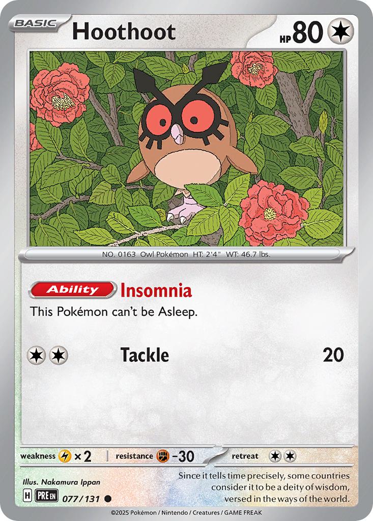 Hoothoot - 077/131 - Common [sv085-077] [Non-Holo]
