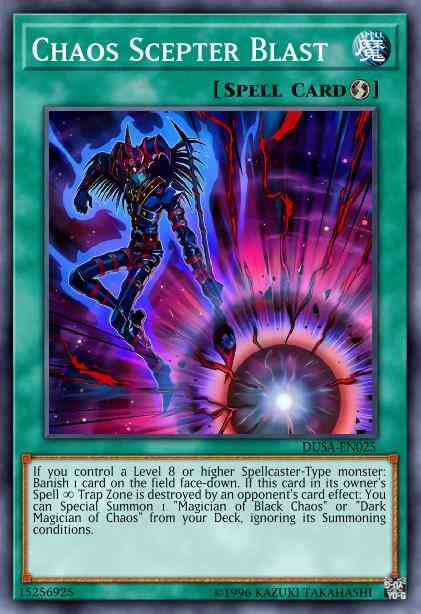 Chaos Scepter Blast - DUSA-EN025 - Ultra Rare - 1st Edition