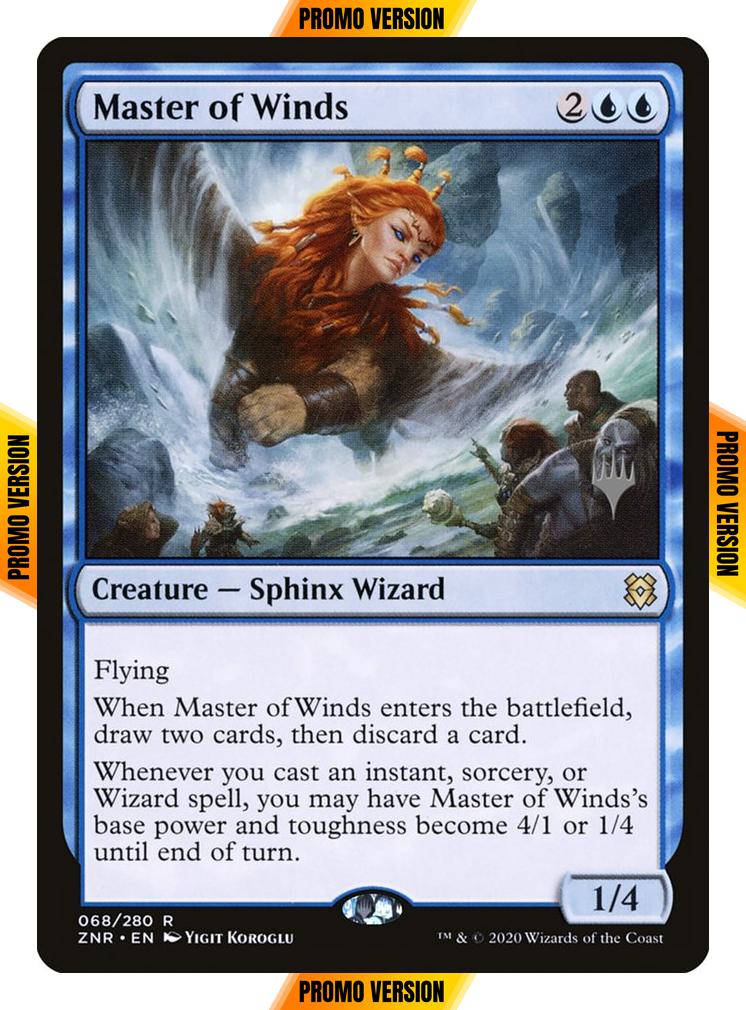 Master of Winds [Promo Pack] [68p] [Zendikar Rising Promos] [Foil]