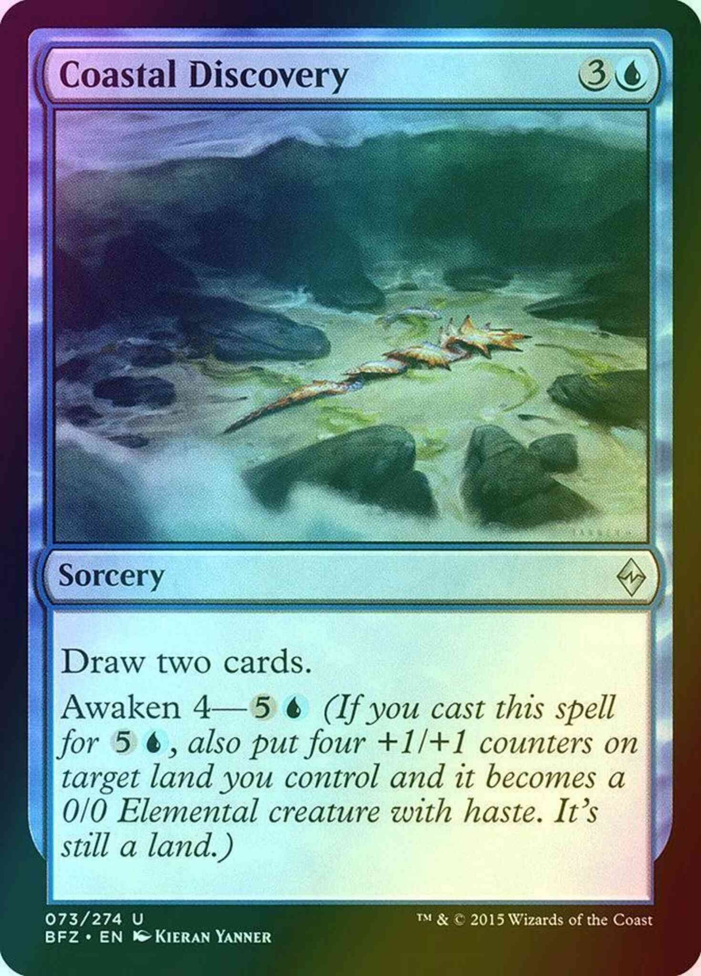 Coastal Discovery [73] [Battle for Zendikar] [Foil]