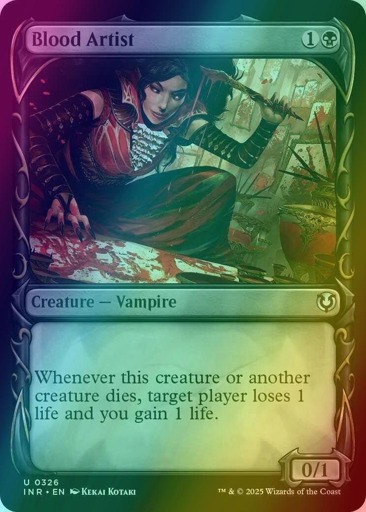 Blood Artist [326] [Fang Frame Showcase] [Innistrad Remastered] [Foil]
