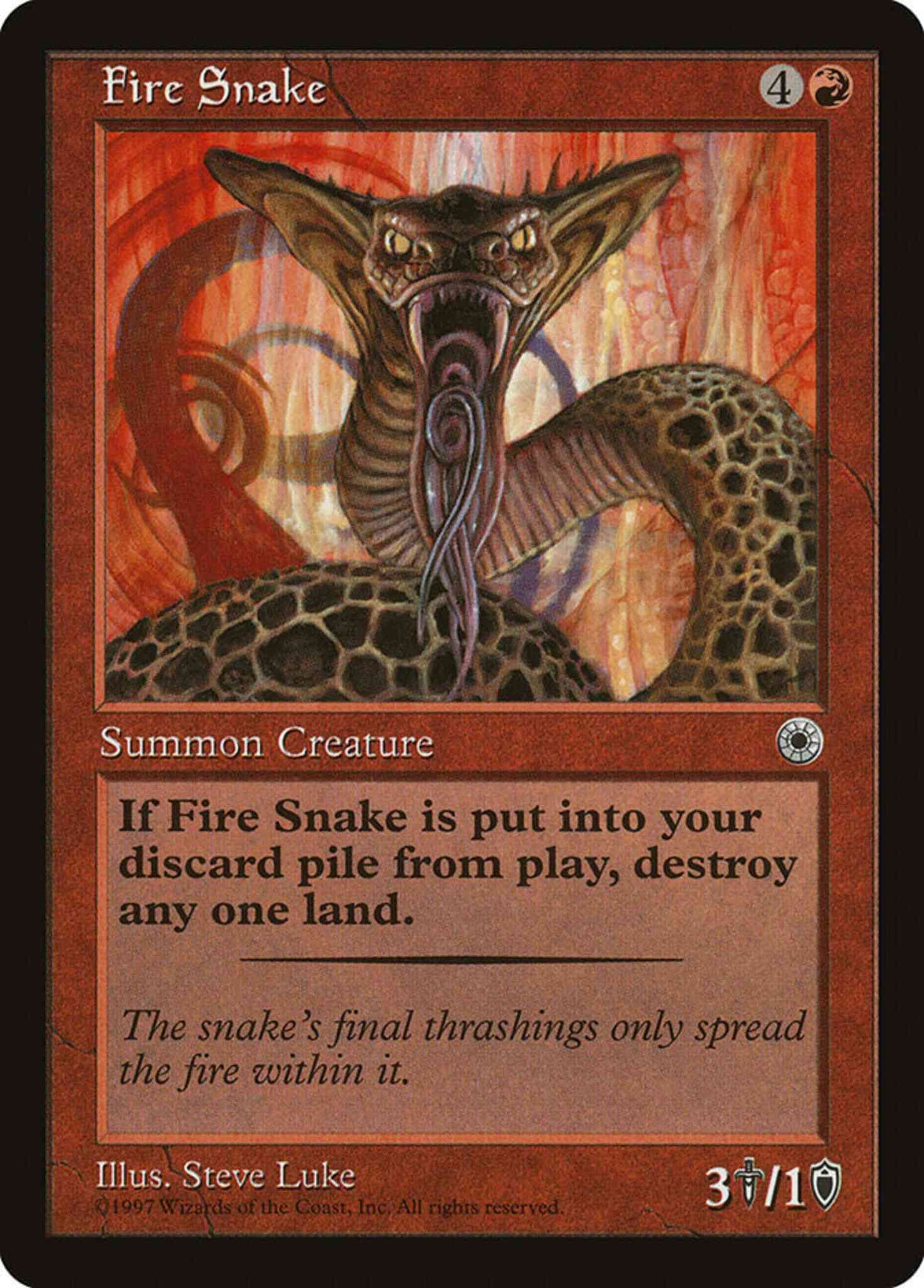 Fire Snake [127] [Portal 1] [Non-Foil]