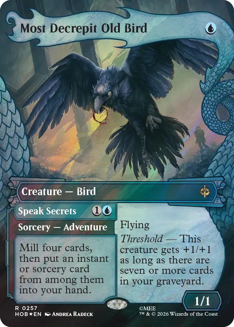 Most Decrepit Old Bird [257] [Borderless] [Dragon Hoard] [The Hobbit] [Surge Foil]