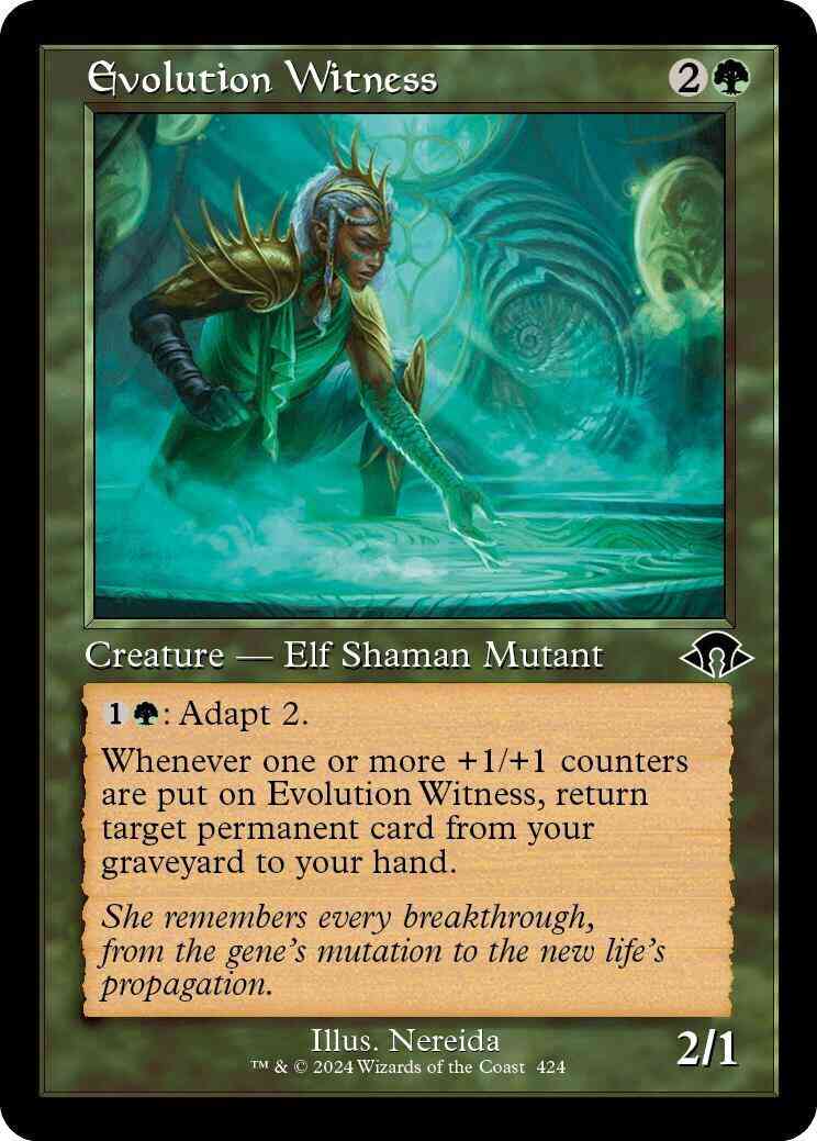 Evolution Witness [424] [Retro Frame] [Modern Horizons 3] [Non-Foil]