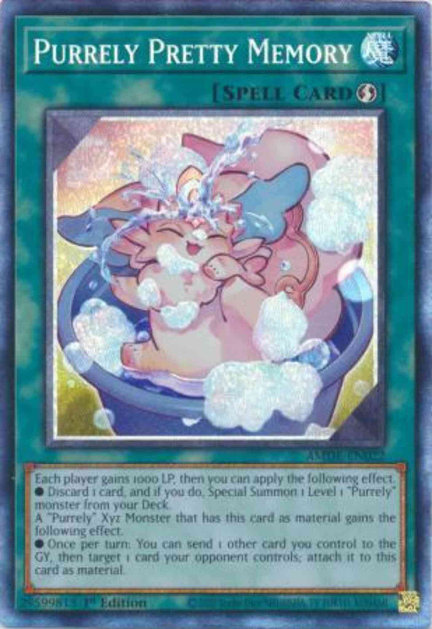 Purrely Pretty Memory - AMDE-EN022 - Collector's Rare - 1st Edition