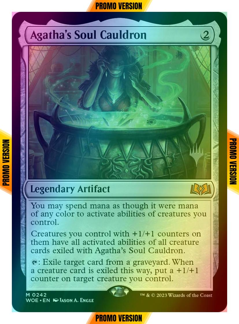 Agatha's Soul Cauldron [242p] [Promo Pack] [Wilds of Eldraine: Promos] [Foil]