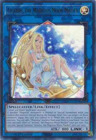 Artemis, the Magistus Moon Maiden - RA01-EN049 - Ultra Rare - 1st Edition