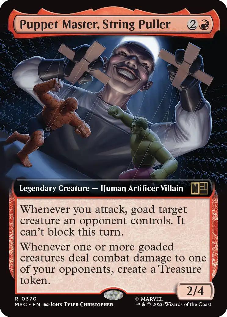 Puppet Master, String Puller [370] [Extended Art] [Marvel Super Heroes: Commander] [Non-Foil]