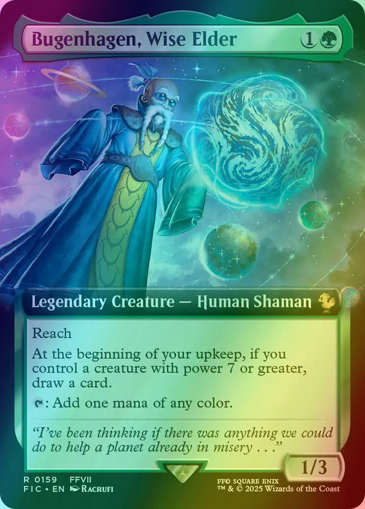 Bugenhagen, Wise Elder [159] [Extended Art] [FINAL FANTASY: Commander] [Foil]