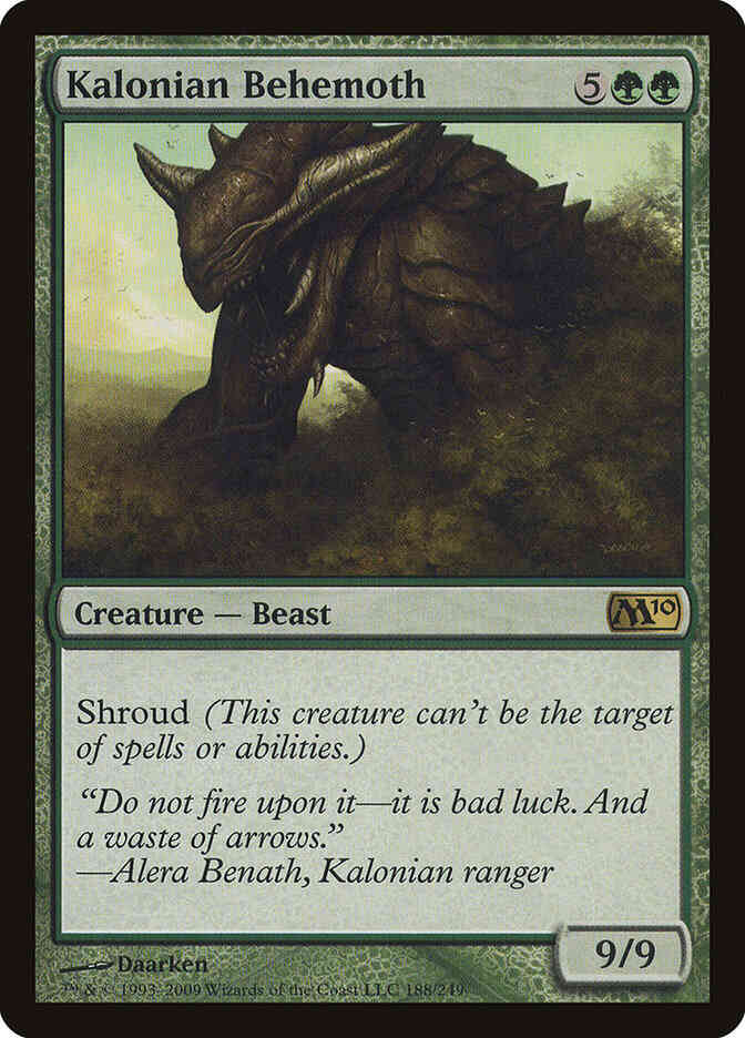 Kalonian Behemoth [188] [Magic 2010] [Non-Foil]