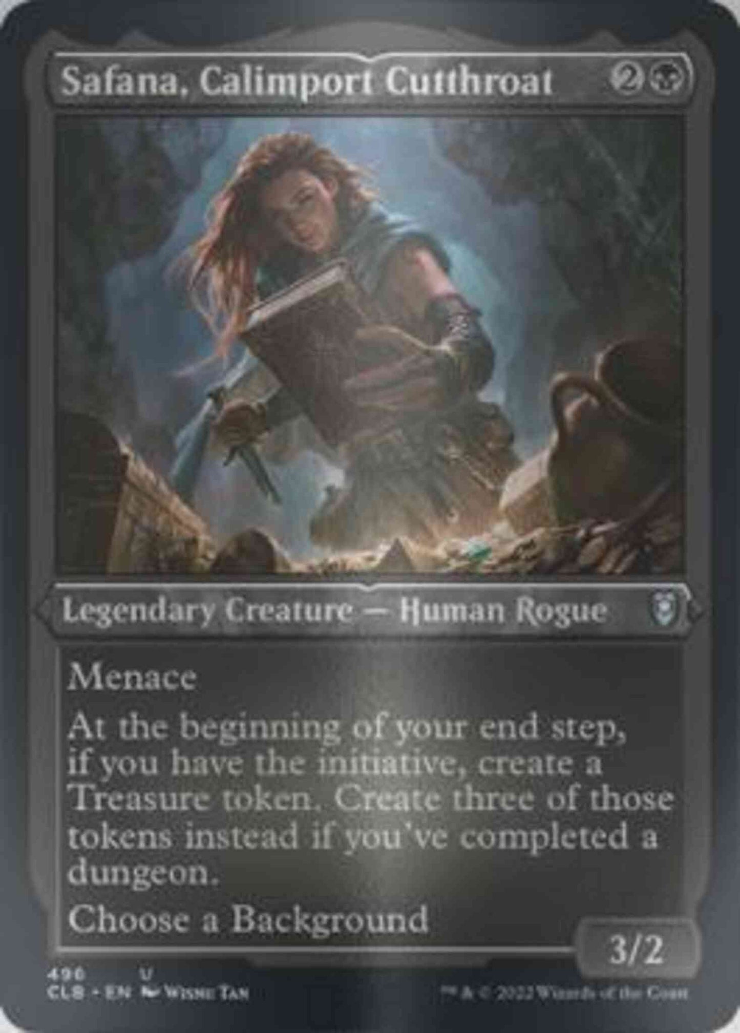 Safana, Calimport Cutthroat [496] [Commander Legends: Battle for Baldur's Gate] [Etched Foil]