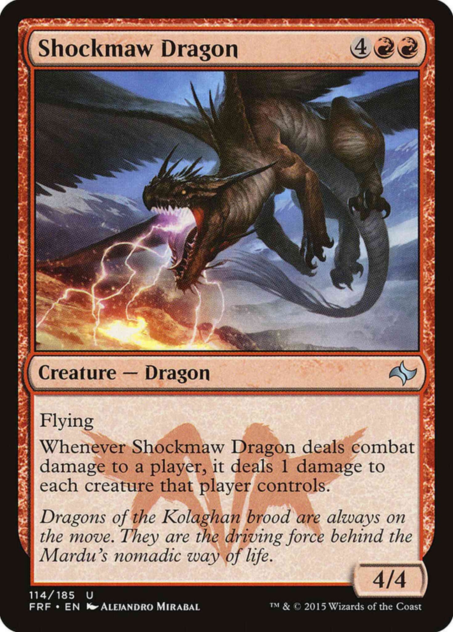 Shockmaw Dragon [114] [Fate Reforged] [Non-Foil]