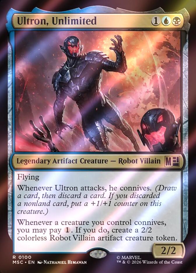 Ultron, Unlimited [100] [Marvel Super Heroes: Commander] [Surge Foil]