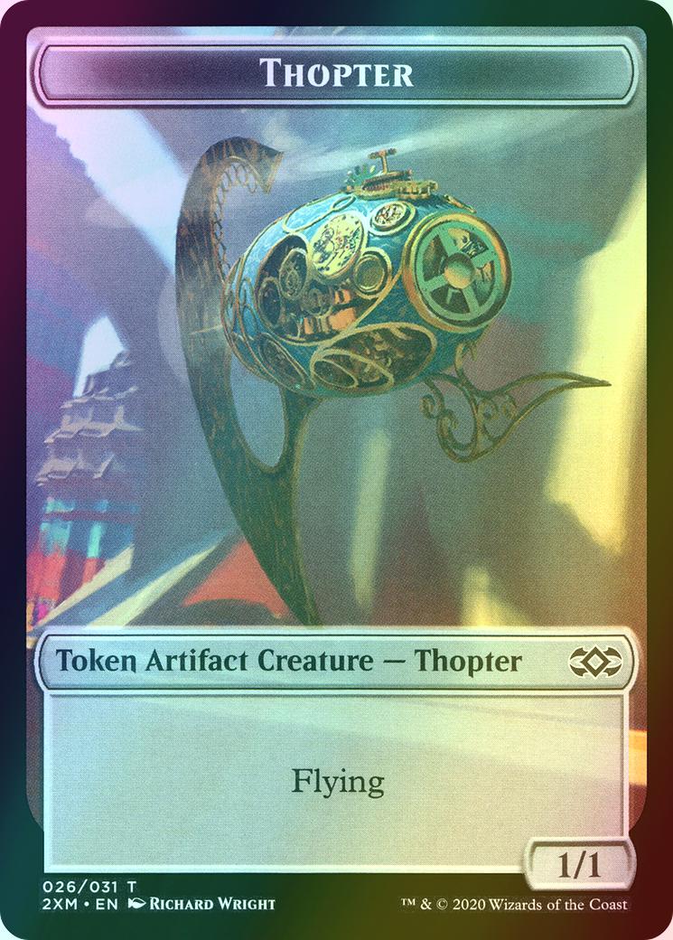 Germ Token (10) // Thopter Token (26) [Double Masters Tokens] [Foil]