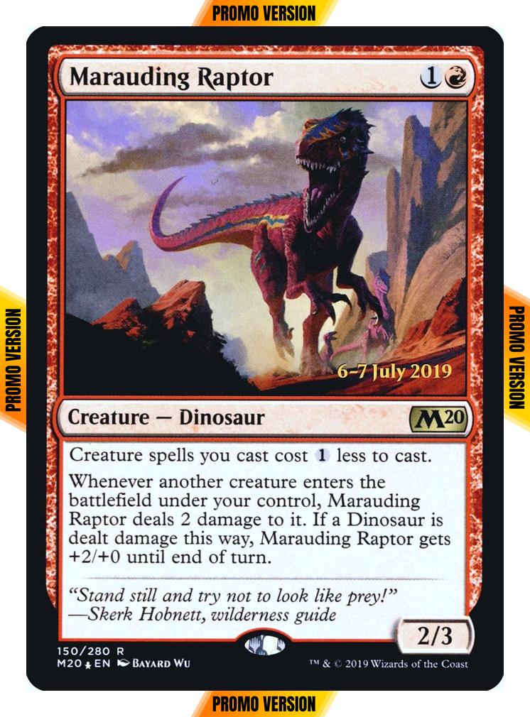 Marauding Raptor [150s] [Core Set 2020 Promos] [Foil]
