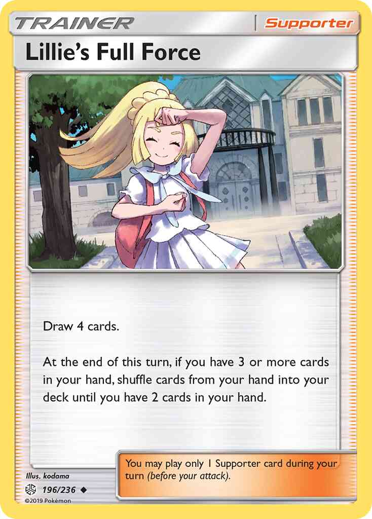 Lillie's Full Force - 196/236 - Uncommon [sm12-196] [Reverse Holo]