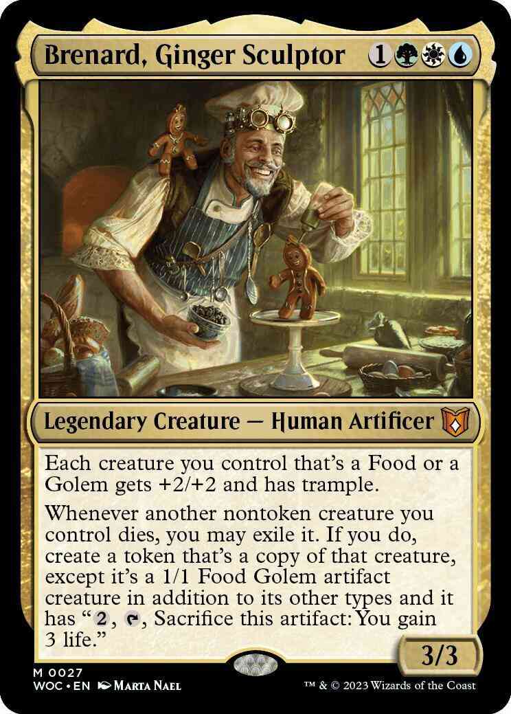 Brenard, Ginger Sculptor [27] [Wilds of Eldraine: Commander] [Non-Foil]