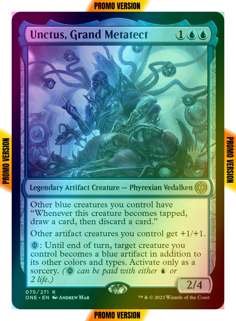 Unctus, Grand Metatect [75p] [Promo Pack] [Phyrexia: All Will Be One: Promos] [Foil]