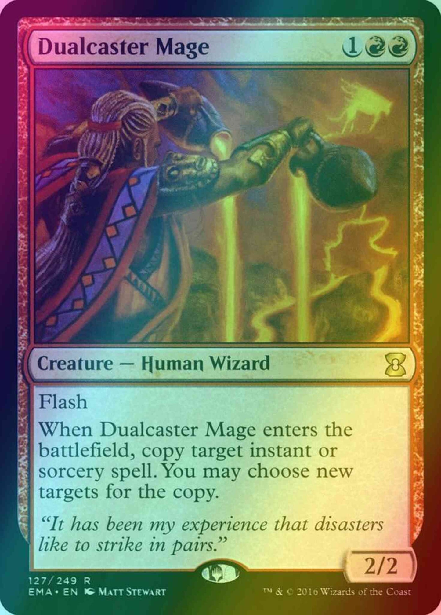 Dualcaster Mage [127] [Eternal Masters] [Foil]