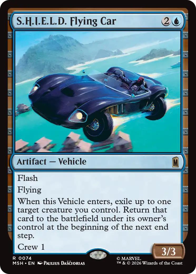 S.H.I.E.L.D. Flying Car [74] [Marvel Super Heroes] [Non-Foil]