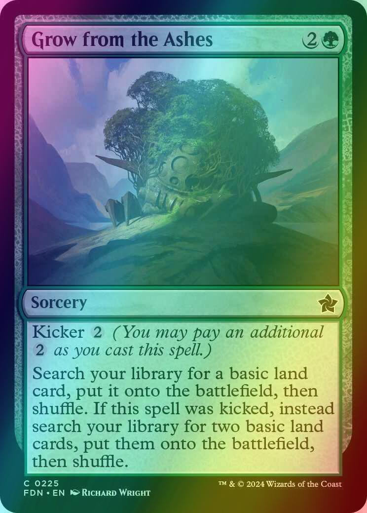 Grow from the Ashes [225] [Foundations] [Foil]