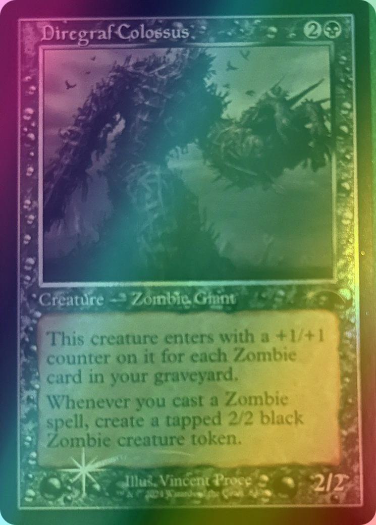 Diregraf Colossus [0840] [Retro Frame] [Vincent Proce] [Secret Lair Drop] [Foil]