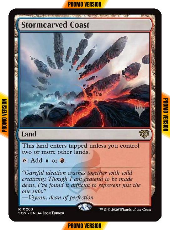 Stormcarved Coast [263p] [Promo Pack] [Secrets of Strixhaven Promos] [Non-Foil]