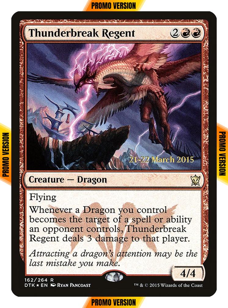 Thunderbreak Regent [162s] [Prerelease] [Dragons of Tarkir Promos] [Foil]