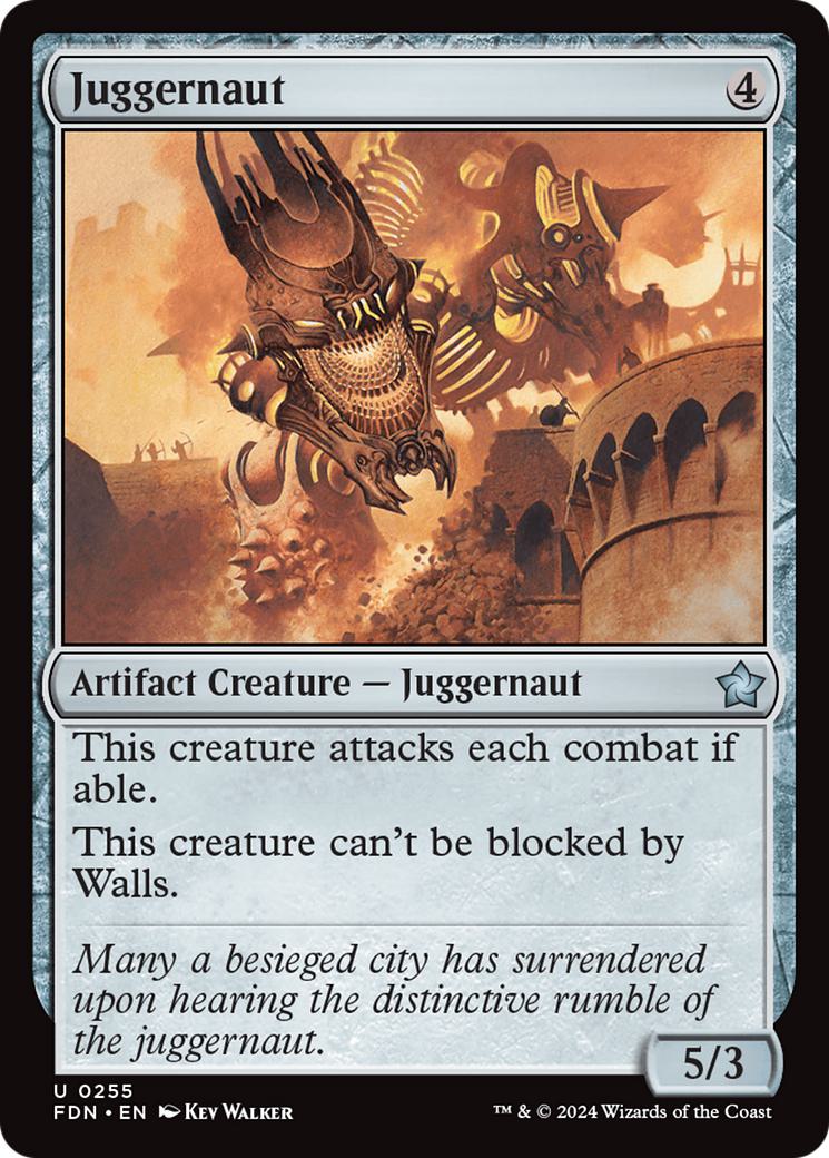 Juggernaut [255] [Foundations] [Foil]