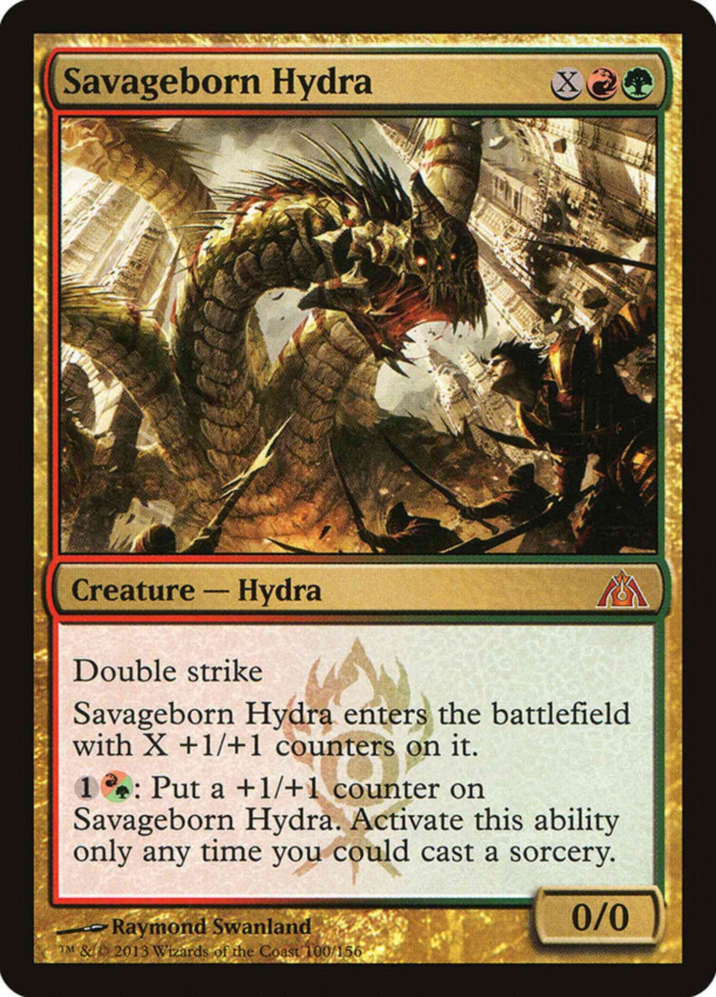 Savageborn Hydra [100] [Dragon's Maze] [Non-Foil]