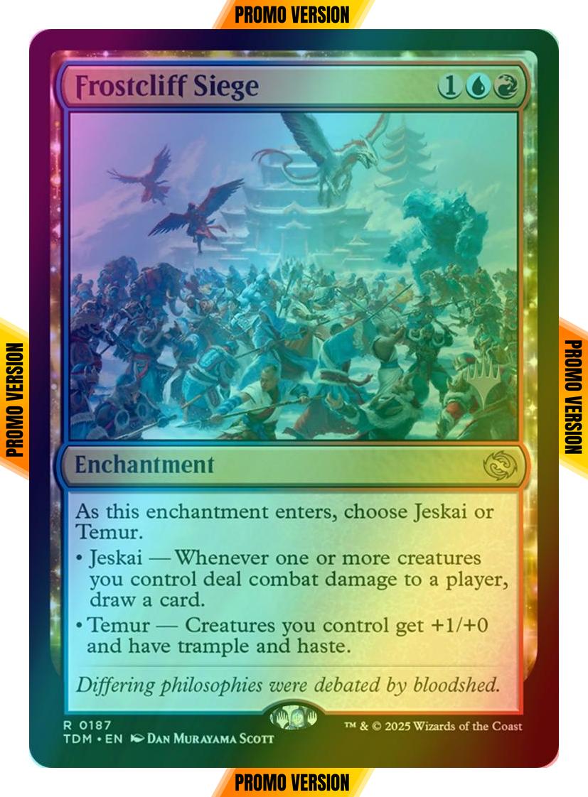 Frostcliff Siege [187p] [Promo Pack] [Tarkir: Dragonstorm: Promos] [Foil]