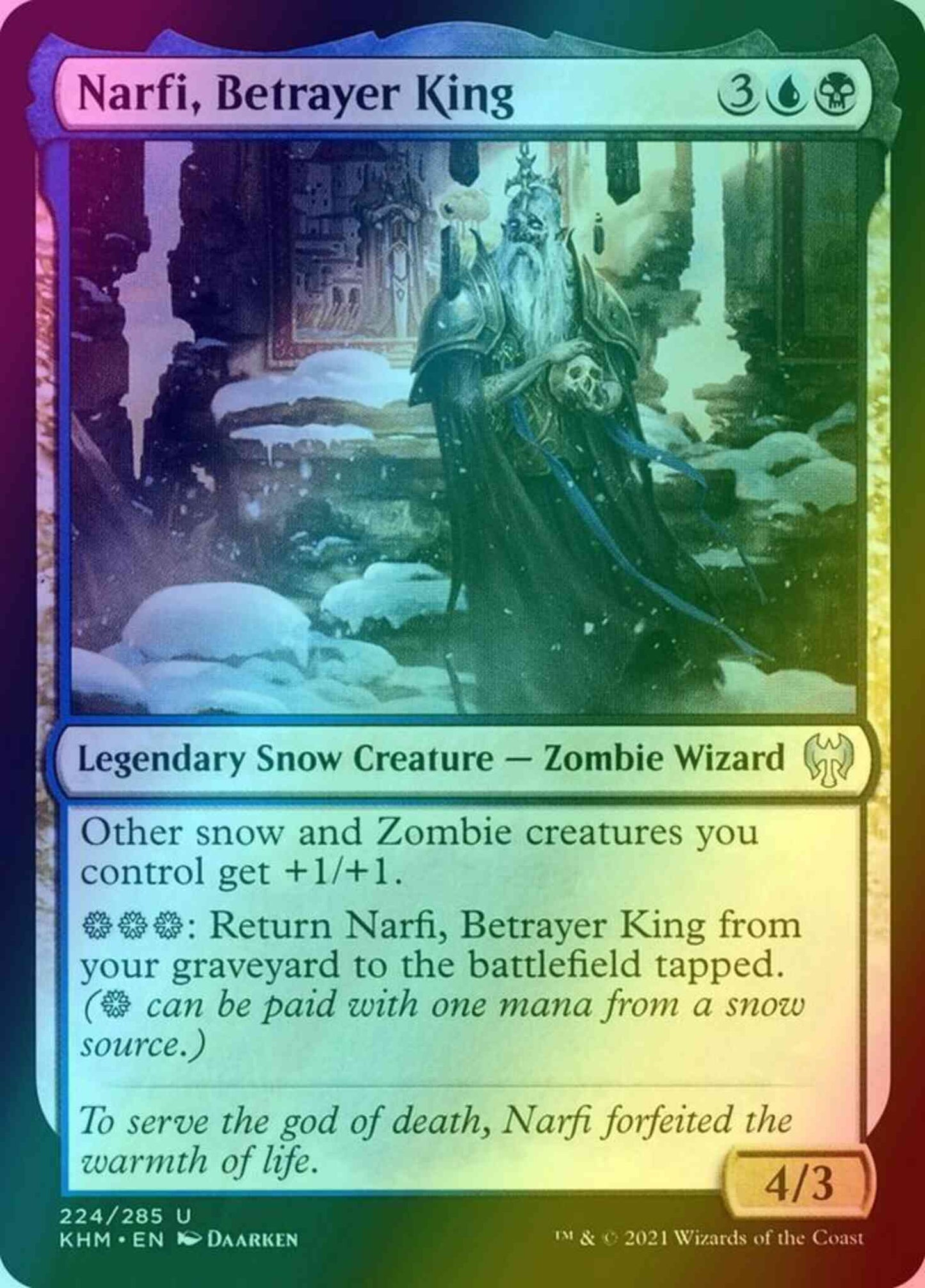 Narfi, Betrayer King [224] [Kaldheim] [Foil]