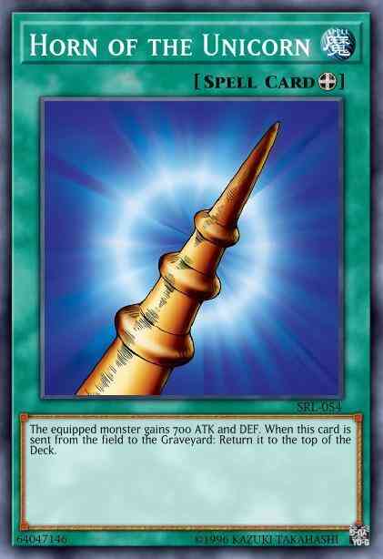 Horn of the Unicorn - BP01-EN069 - Starfoil Rare - 1st Edition