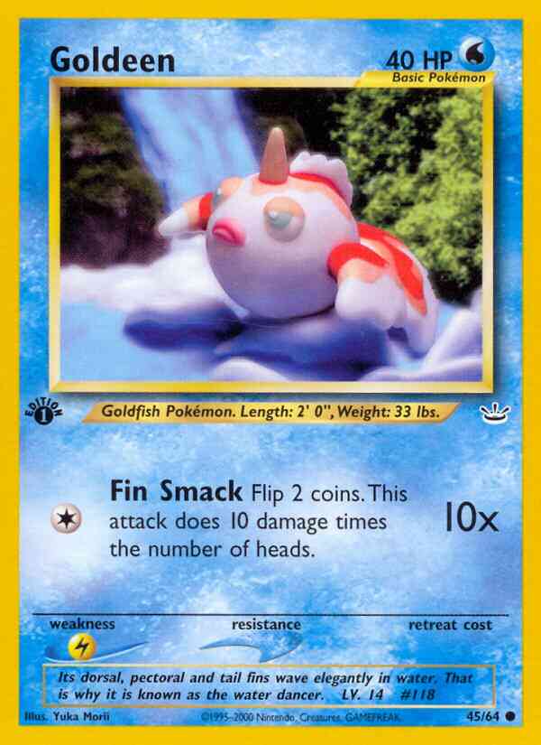 Goldeen - 45/64 - Common - 1st Edition [neo3-45] [Non-Holo]